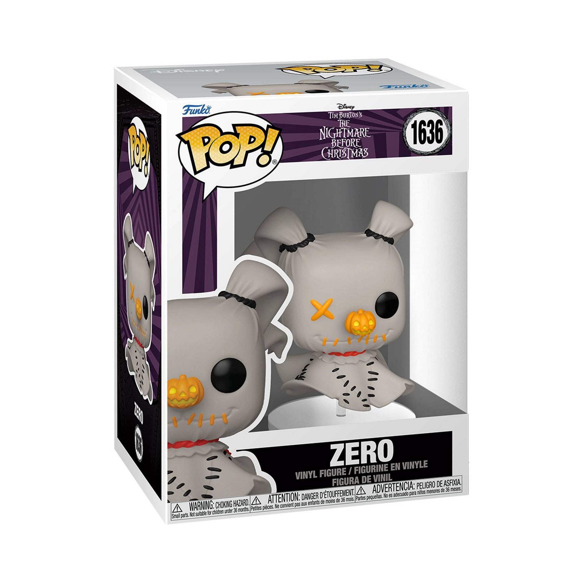 Funko Pop! Tim Burton's The Nightmare Before Christmas- Zero Vinyl Figure #1636