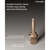 YAWWALK Double-Handle Wall Mount Roman Tub Faucet  (Valve Included) - 2 of 4