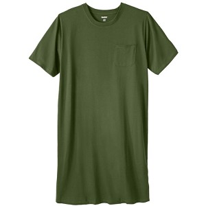 KingSize Men's Big & Tall Lightweight T-Shirt Nightshirt - 1 of 4