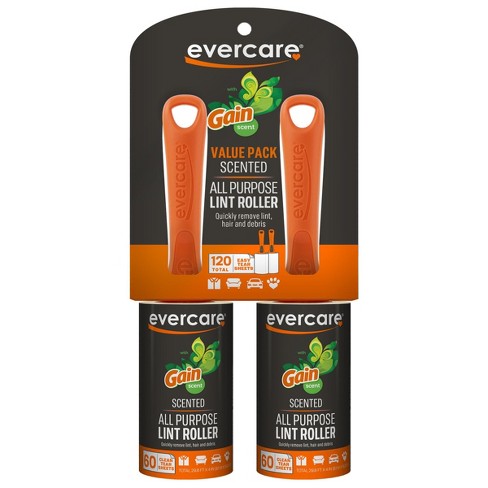 Evercare With Gain 60 Layer Lint Roller Twin Pack - 2pk : Target