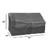 Summerset Shield Modular Cover Ultimate Protection for Your Outdoor Furniture Loveseat Mercury - 2 of 4