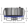 15 FT Trampoline, Toddler Trampoline With Backboards, I Zipper Door, 12 Net Rods, 96 Springs, Carriage Bag, Water Pump, Heavy Duty Jumping Trampoline - 2 of 4