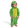 Joyfy Toddler Dinosaur Costume - Green One-Piece Hooded Jumpsuit, Zip-Up Baby Dino Outfit for Halloween & Play - 2 of 4