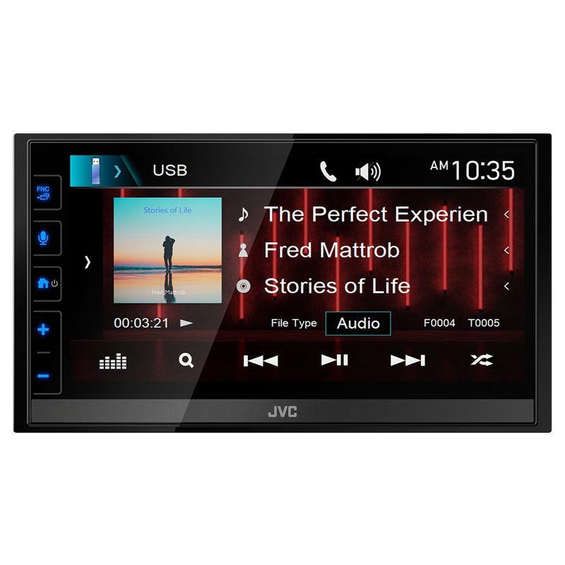 JVC KW-M780BT 6.8" Digital Media Receiver, Compatible With Apple CarPlay / Android Auto with Back Up Camera and Steering Wheel Interface, 5 of 9