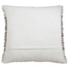 22"x22" Oversize Kantha Stitched Square Throw Pillow Cover Gray - Saro Lifestyle: Cotton, Zipper Closure, Indoor Use - 2 of 3