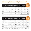 FreshCut Crafts Bulletin Board Letters & Numbers, Happy Colors, 1.5in & 3in, 710 Pieces - 4 of 4