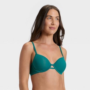 Women's Mesh Unlined Demi Bra - Auden™ - 1 of 4