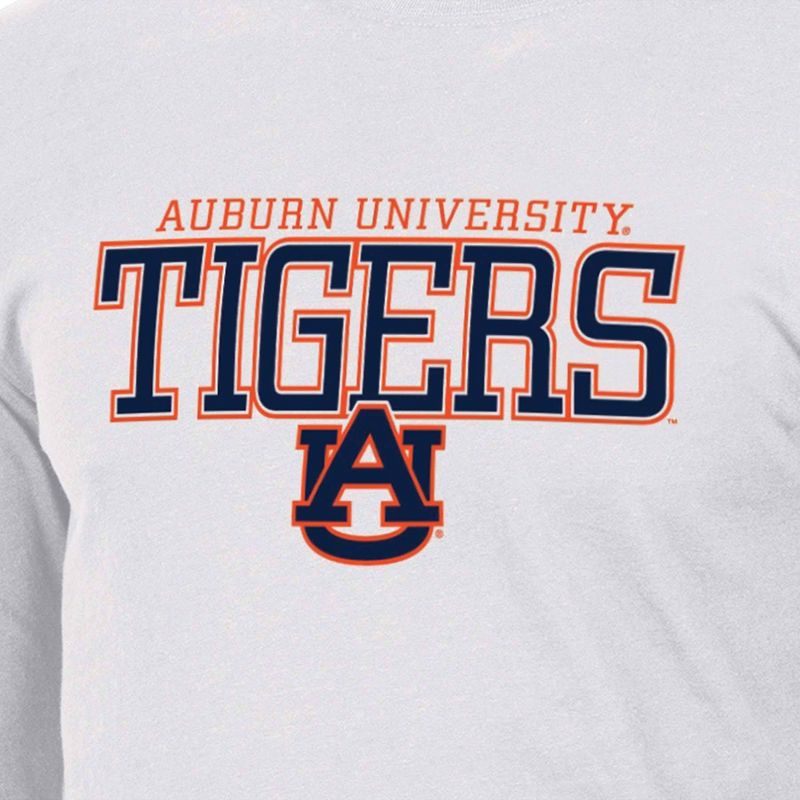 NCAA Auburn Tigers Men&#39;s Long Sleeve T-Shirt, 3 of 4