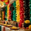 PartyWoo Crepe Paper Streamers Red Black Green 6 Rolls 492 ft 1.8 in x 82 Ft Roll - 4 of 4
