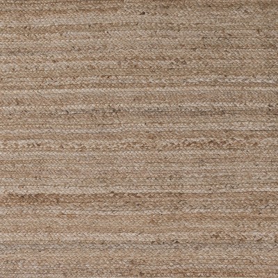 Maxax Jute Hand Braided Zigzag Stitch Natural Fibers Farmhouse Style Area Rug For Dining Room Living Room Kitchen, Off White/Natural