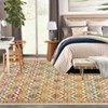 Washable Floral Print Living Room Bedroom Rugs, Soft Non Slip Farmhouse Carpet for Dining Room Kitchen, Vintage Home Decor Rugs - 4 of 4