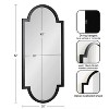 Kate & Laurel All Things Decor 20"X42" Jovie Decorative Wall Mirror Black - 2 of 4