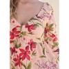 VENUS Womens Floral Babydoll Top - 3 of 4