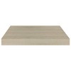 vidaXL Floating Wall Shelf Oak 15.7"x9.1"x1.5" MDF - 4 of 4