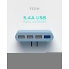 iHome Slim 4-Port USB Wall Charger, AC Pro Multiport Plug Adapter, Phone Charging Block with 4 Ports, Flat USB Wall Adapter for Home & Travel - 3 of 4