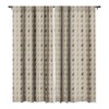 Iveta Abolina Peace Hands Tan 64" x 50" Single Panel Room Darkening Window Curtain - Deny Designs - 3 of 4