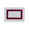 Hotel Bath Rug 100% Premium Cotton Tufted Weave Two Tone Reversible Bathroom Rug, Super Soft Absorbent, Machine Washable Bath Mat - 2 of 4