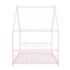 GDFStudio Tracy Twin Size Metal House Bed Frame with Roof Design Kids Bed - 4 of 4