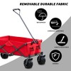Vynxaria Utility Folding Garden Cart - Durable All-Terrain Camping Trolley for Outdoor Adventures - 4 of 4