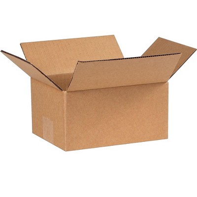 SI PRODUCTS 8 x 6 x 4 Shipping Boxes ECT Rated Kraft 80604