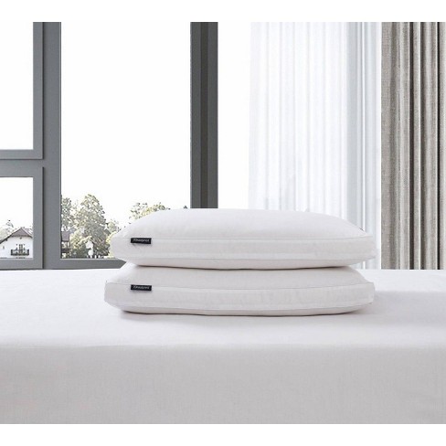 Serta Jumbo Cotton Blend European Down Firm Bed Pillow : Target