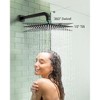 CRANACH Thermostatic 8-Spray Wall Mount Dual Shower Head and Handheld Shower Head with 3-Jets - image 4 of 4