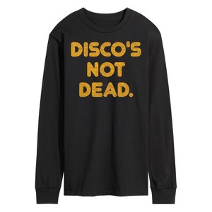 Men's - Instant Message - Discos Not Dead Long Sleeve Graphic T-Shirt - 1 of 4