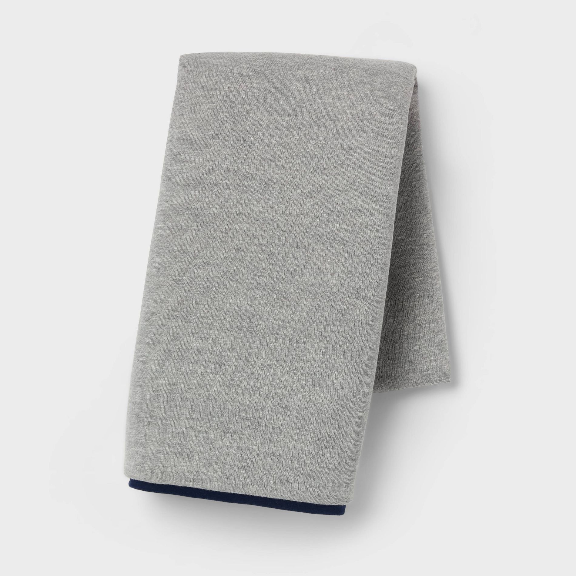 Sweatshirt Fleece Body Pillow Cover Heathered Gray - Room Essentials™