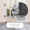 Washable Boho Floral Area Rug, Non Slip Low Pile Soft Bedroom Carpet, Foldable Lightweight Throw Rug for Bedside - 4 of 4