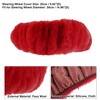 Unique Bargains Fluffy Car Steering Wheel Cover Soft Faux Wool Fuzzy Plush Universal 15inch 3 Pcs - 3 of 4