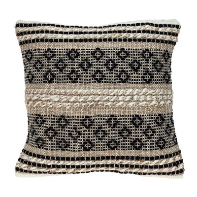 Parkland Collection,Nate Transitional Beige Throw Pillow