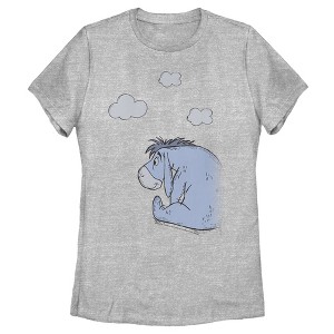 Women's Winnie the Pooh Cloudy Eeyore T-Shirt - 1 of 4