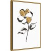Amanti Art 16" x 23" Leafed III by Chris Paschke Framed Wall Canvas: Modern Style, Vertical Lithograph, Sawtooth Back Mount - 2 of 4