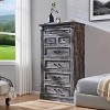 Farmhouse 7 Drawers Dresser for Bedroom,  57″ Tall Dressers w/Roman Column - 2 of 4