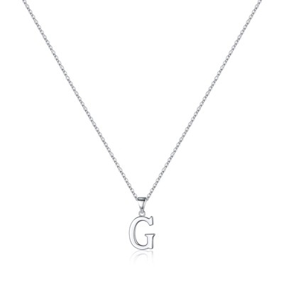 Turandoss S925 Sterling Silver Initial Necklaces for Girls Women, Dainty Initial Jewelry Birthday Gifts