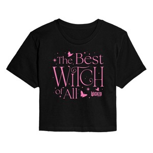 Women's - Wicked - Best Witch Of All Cropped Graphic T-Shirt - 1 of 4