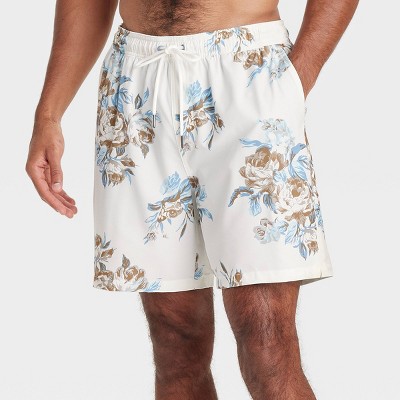 Men's 7" Swim Trunks with Boxer Brief Liner - Goodfellow & Co™