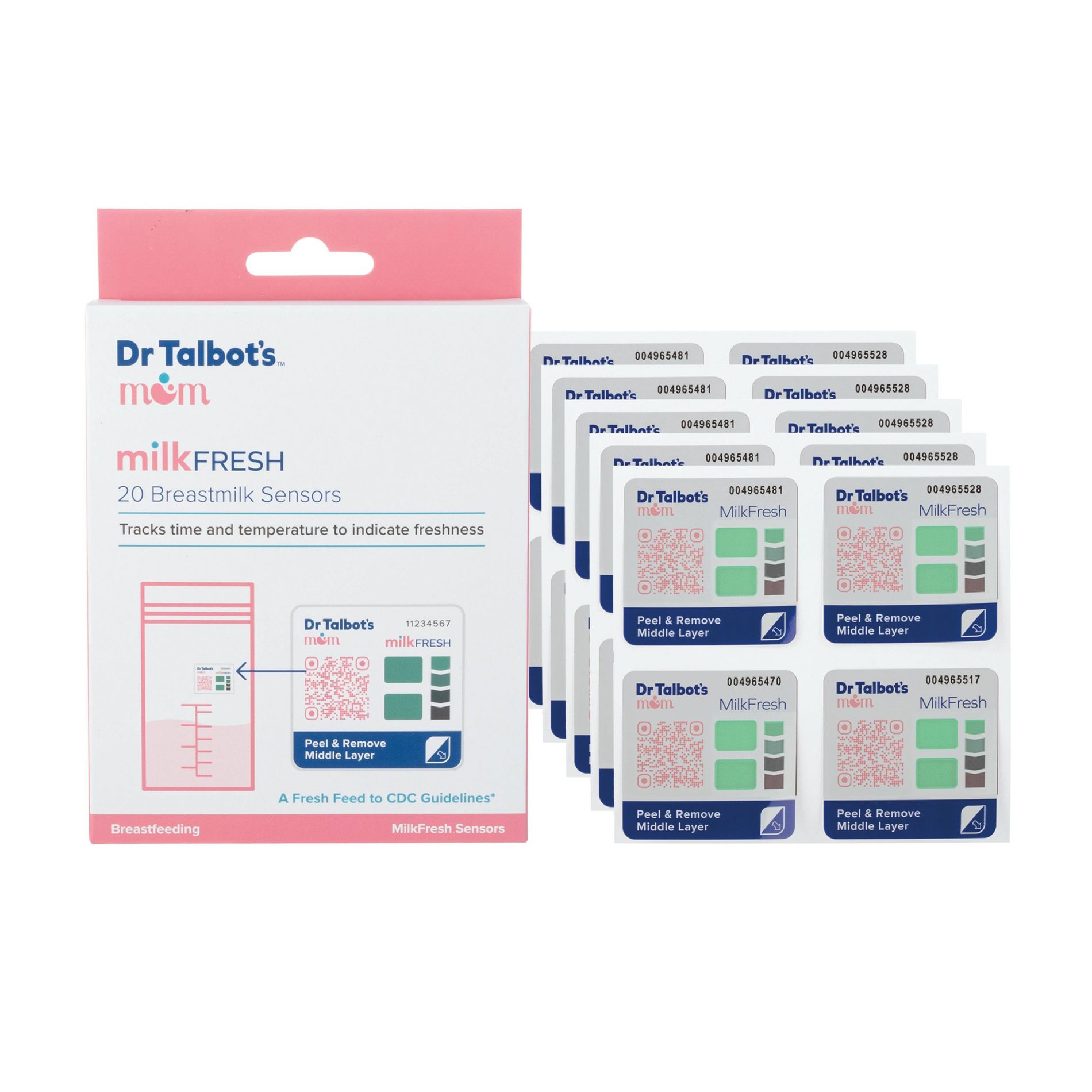 Dr. Talbot's Breast Milk Freshness Sensors