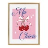 Kate & Laurel All Things Decor 18"x24" Ma Cherie Framed Canvas by Alli Standefer Bright Gold - 2 of 4
