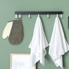 Unique Bargains Bathroom Shower Gloves 8.66"x7.09" Gray White 1 Pc - 2 of 4