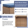 Gymojoy Outdoor Patio Footstool Ottomans with Cushion - 4 of 4