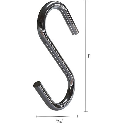 Silver Galvanized Metal S Hook for Signs and Banners
