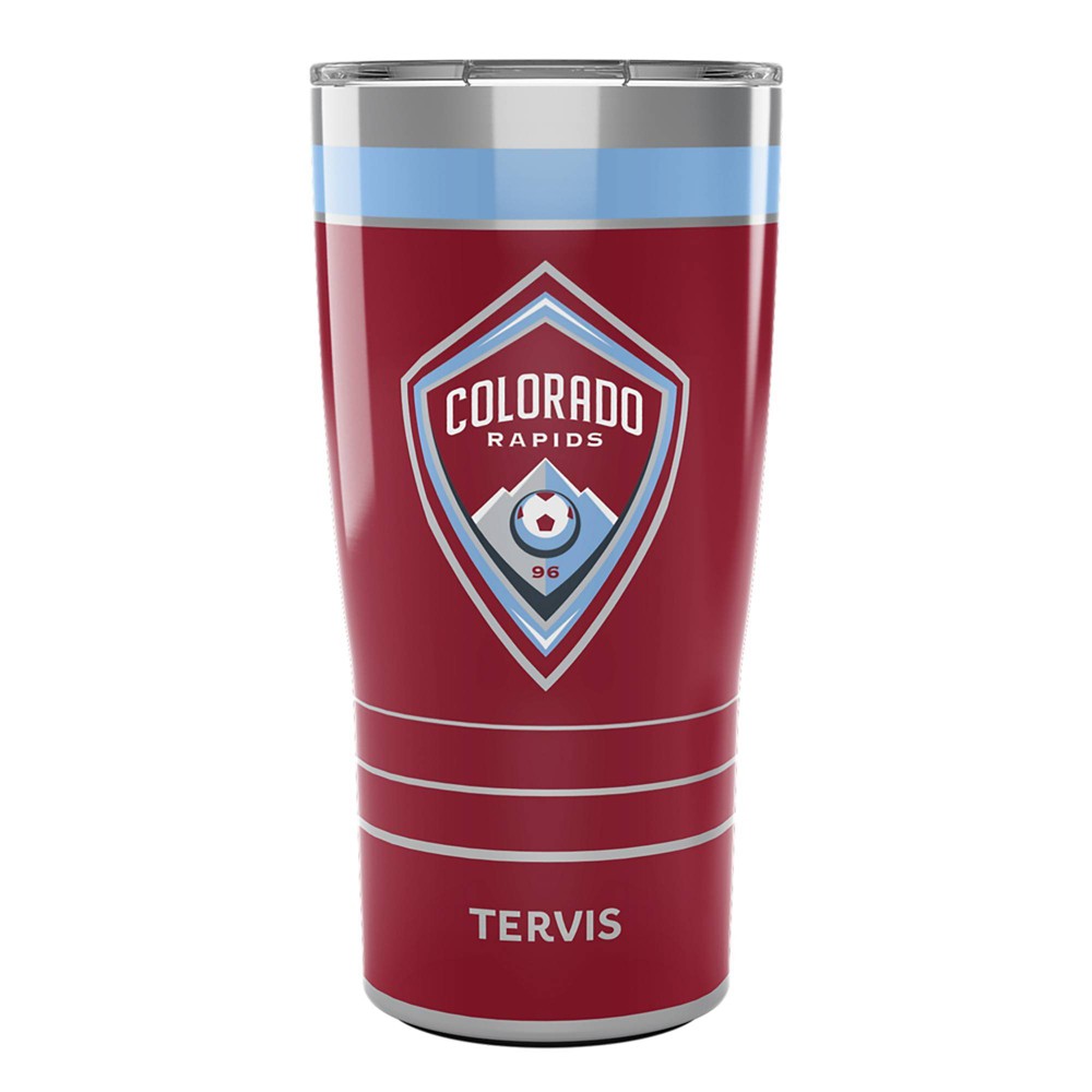 Photos - Glass MLS Colorado Rapids 20oz MVP Stripe Stainless Steel Tumbler 