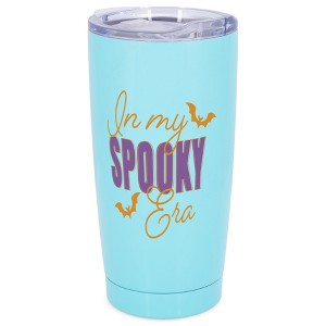 Elanze Designs In My Spooky Era Bats Halloween Wrap-Around Design 20 Ounce Stainless Steel On-The-Go Coffee Mug, Thermal Travel Tumbler with Leak - 1 of 4