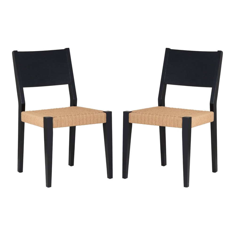 Powell Set of 2 Clara Side Chairs Black