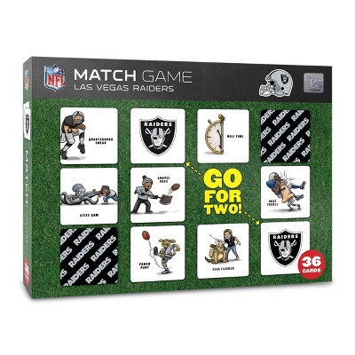 NFL Las Vegas Raiders Memory Match Game