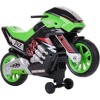 Dazmers Wheelie Lifters Toys Electric Motorcycle Toy with Lights and Sounds-Green - image 2 of 4