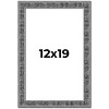 PosterPalooza | Distressed Black Picture Frame - UV Acrylic, Foam Board Backing, Hanging Hardware - 2 of 4