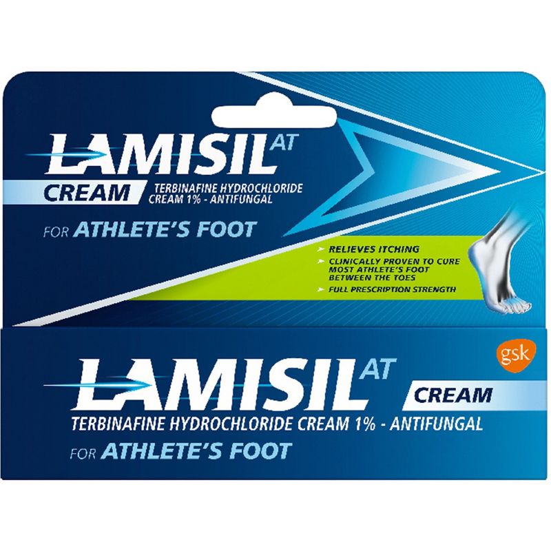 Lamisil AT Terbinafine Hydrochloride 1% Athlete&#39;s Foot Antifungal Cream - 1oz, 1 of 8