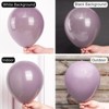 PartyWoo Balloons Dusty Purple Matte Lavender Lilac 18 12 10 5 Inch 140 pcs - 3 of 4